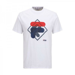 Men’s Short Sleeve T-Shirt Fila  FAM0447 10001 White