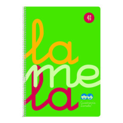 Notebook Lamela Multicolour White Quarto 80 Sheets