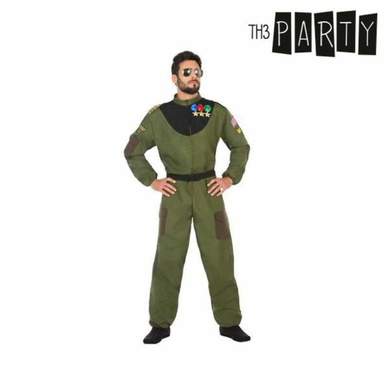 Costume for Adults Th3 Party Green (2 Pieces)