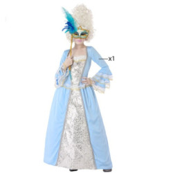 Costume for Children Female Courtesan Blue Celeste