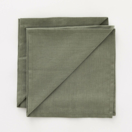 Napkins Mauré 2 Units Military green