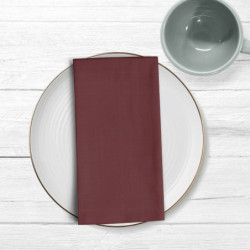 Napkins Mauré 2 Units Burgundy