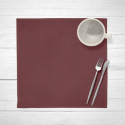 Napkins Mauré 2 Units Burgundy