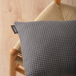 Cushion cover Belum Waffle Grey 30 x 50 cm