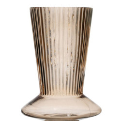 Vase Brown Crystal 15 x 15 x 24,5 cm