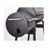 Coal Barbecue with Cover and Wheels Black (112 x 63 x 112 cm)