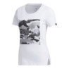 Women’s Short Sleeve T-Shirt Adidas Boxed Camo White