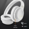 Bluetooth Headset with Microphone NGS White