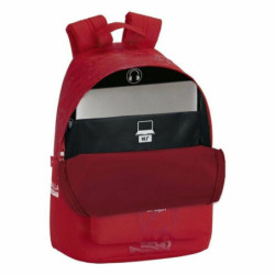 Laptop Backpack Real Sporting de Gijón 14,1'' Red 31 x 41 x 16 cm