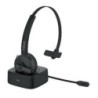 Headphones with Microphone Nilox NXAUB001 Black