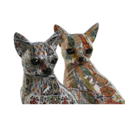 Decorative Figure Home ESPRIT Multicolour Dog Mediterranean 12 x 10 x 16 cm (2 Units)