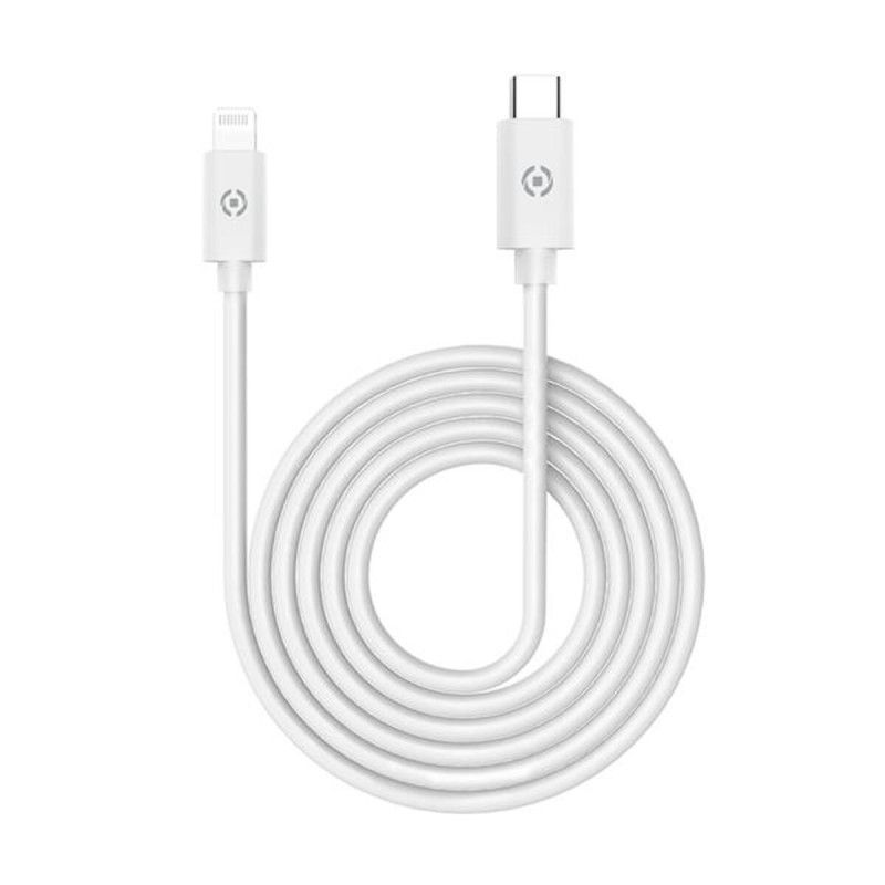 USB to Lightning Cable Celly USBLIGHTTYPECWH White 1 m