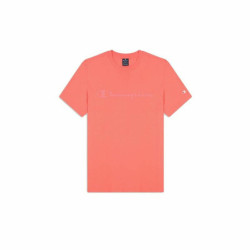 Men’s Short Sleeve T-Shirt Champion Crewneck Pink