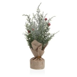 Decorative Plant Versa Linen Metal Plastic Cement 12 x 31 x 12 cm