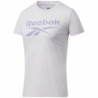 Women’s Short Sleeve T-Shirt Reebok Workout Ready Supremium Purple White