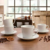 Piece Coffee Cup Set Quid 001442 (12 pcs) Transparent Ceramic 220 ml 6 Pieces