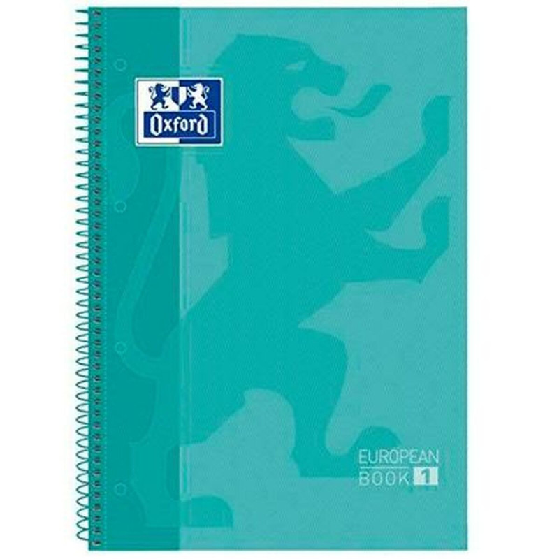 Notebook Oxford European Book Mint A4 5 Pieces