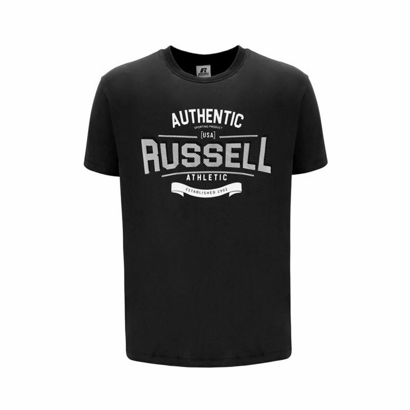 Men’s Short Sleeve T-Shirt Russell Athletic Amt A30081 Black