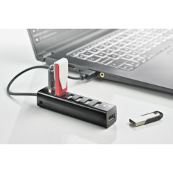 USB Hub NGS IHUB7 TINY Black