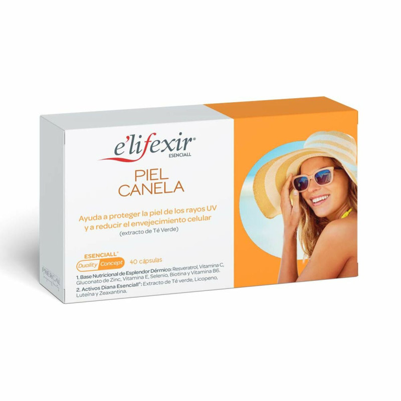 Capsules Elifexir Piel Canela Sun protection (40 Units)