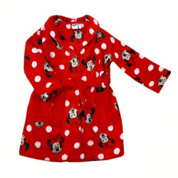 Children's Dressing Gown Minnie Mouse Red