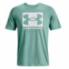 Men’s Short Sleeve T-Shirt Under Armour Camo Boxed Logo Aquamarine