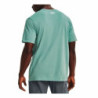 Men’s Short Sleeve T-Shirt Under Armour Camo Boxed Logo Aquamarine