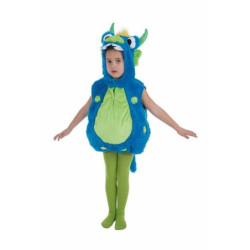 Costume for Children Monster Blue 5-6 Years (1 Piece)