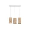 Ceiling Light Home ESPRIT White Natural Eucalyptus wood 50 W 20 x 20 x 40 cm