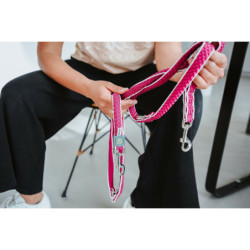 Dog Lead Hunter Fuchsia 2 m Adjustable