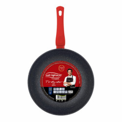 Wok Pan San Ignacio Toledo SG-6268 Black Aluminium Ø 26 cm