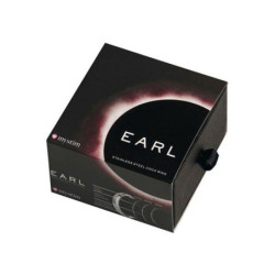 Earl Polished Steel Love Ring Mystim (Ø 48 mm)