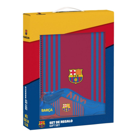 Stationery Set F.C. Barcelona 3 Pieces