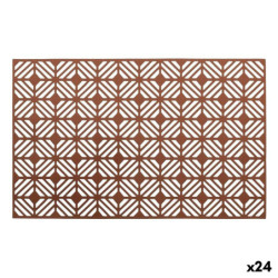 Table Mat Viejo Valle PVC Copper 45 x 30 cm (24 Units)