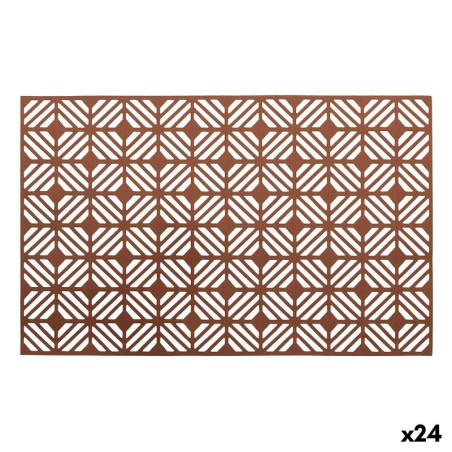 Table Mat Viejo Valle PVC Copper 45 x 30 cm (24 Units)