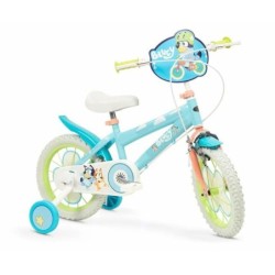 Children's Bike Bluey 14" Blue Green