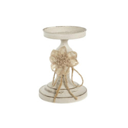 Candleholder DKD Home Decor 13 x 13 x 17,5 cm Metal White