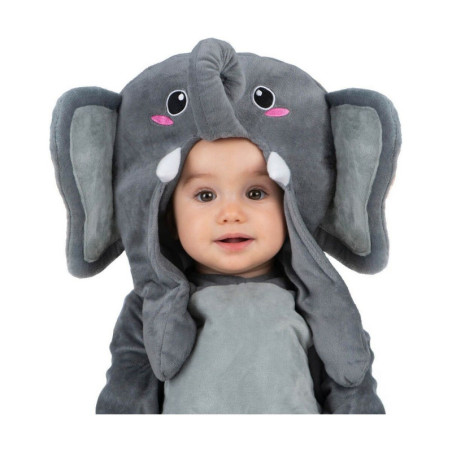 Costume for Babies My Other Me Elephant Grey (4 Pieces)