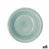 Salad Bowl Quid Vita Aqua Ceramic Blue (6 Units) (Pack 6x)