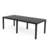 Dining Table IPAE Progarden Indo ind012an Extendable Anthracite 220 x 90 x 72 cm