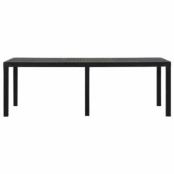 Dining Table IPAE Progarden Indo ind012an Extendable Anthracite 220 x 90 x 72 cm