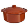 Casserole with Lid Baked clay 3,5 L 28,5 x 16 x 27 cm (2 Units)