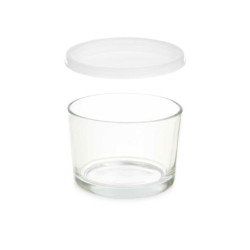 Set of lunch boxes 200 ml Transparent Glass polypropylene (12 Units)