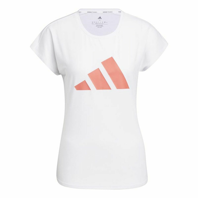 Women’s Short Sleeve T-Shirt Adidas Training 3B White