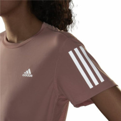 Women’s Short Sleeve T-Shirt Adidas Own The Run Pink