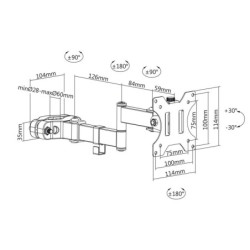 Screen Table Support MacLean MC-984 17"