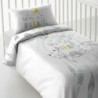 Cot Quilt Cover Cool Kids Let'S Dream Reversible 100 x 120 + 20 cm