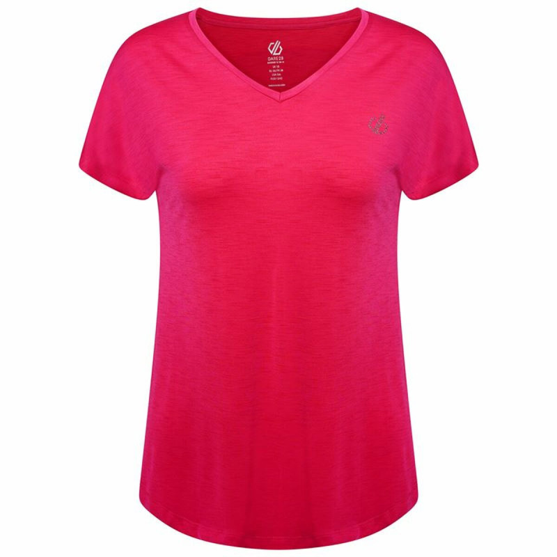 Women’s Short Sleeve T-Shirt Dare 2b Agleam Pink