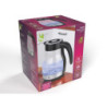 Kettle Lafe CEG017 Black Translucent Glass Plastic 2200 W 1,7 L