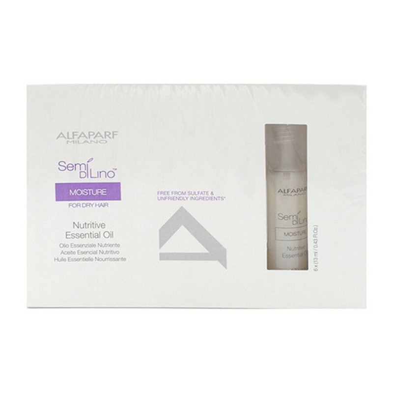 Moisturising Oil Alfaparf Milano Semi Di Lino (6 x 13 ml)